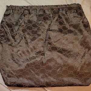 Gucci Dark Brown Monogram Skirt